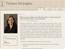 Tablet Screenshot of deryugina.com